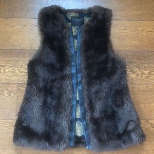 Retro 70s Faux Fur Vest
